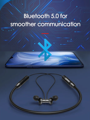 Lenovo HE05 Neckband Wireless Headphones IPX5